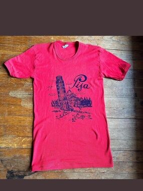 Vintage 60s/70s INCREDIBLE authentic Leaning Tower of Pisa tee